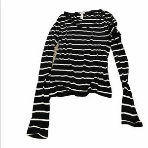 Diva XS woman’s long sleeve navy/white stripes